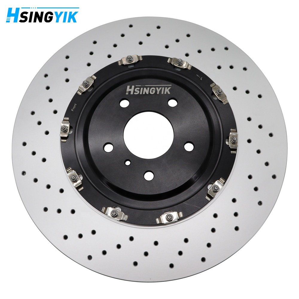 Lightweight 2-Piece Floating Brake Rotor Upgrade for R35 GTR Brake Disc Front and Rear 390mm 380mm Replacement Discs CBA DBA
