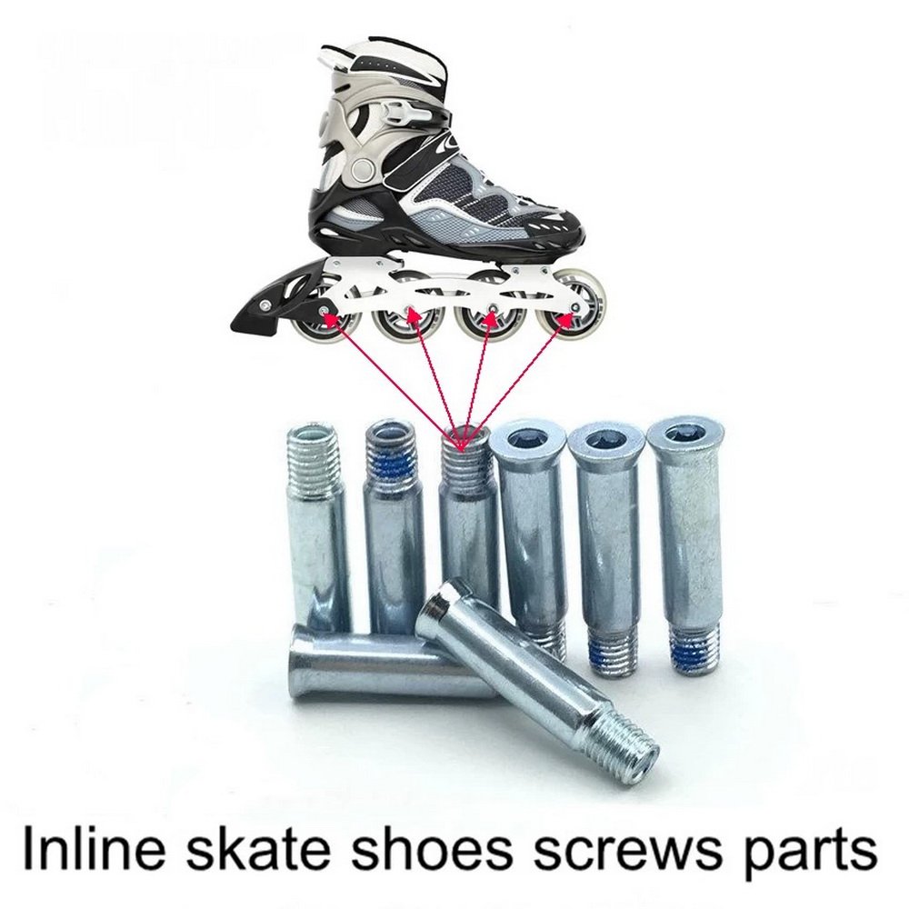 YSMLE Speed Skate CNC Frame Axles Wheel Screws Bolt Fittings for Inline/quad Roller Skate Replacement