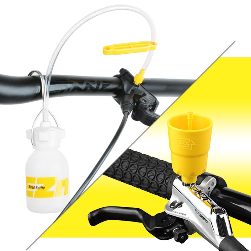 RIDERACE Hydraulic Brake Bleed Repair Tool Kit for Shimano, Tektro, Margura and Series Disc Brake System Use Mineral Oil Brake