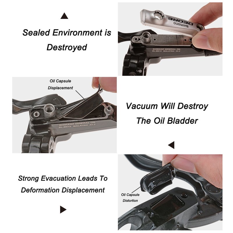 RIDERACE Hydraulic Brake Bleed Repair Tool Kit for Shimano, Tektro, Margura and Series Disc Brake System Use Mineral Oil Brake
