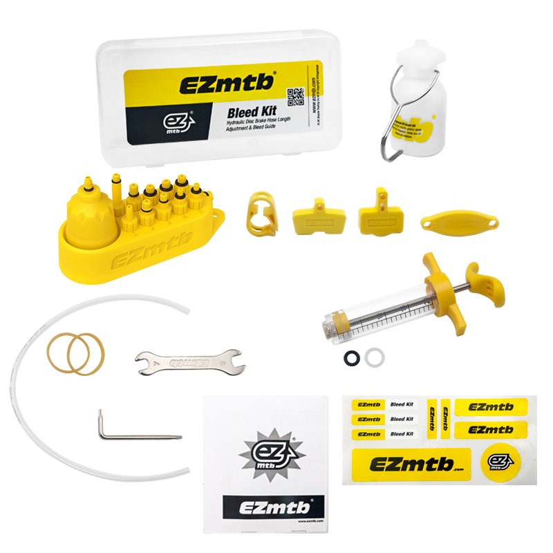 RIDERACE Hydraulic Brake Bleed Repair Tool Kit for Shimano, Tektro, Margura and Series Disc Brake System Use Mineral Oil Brake