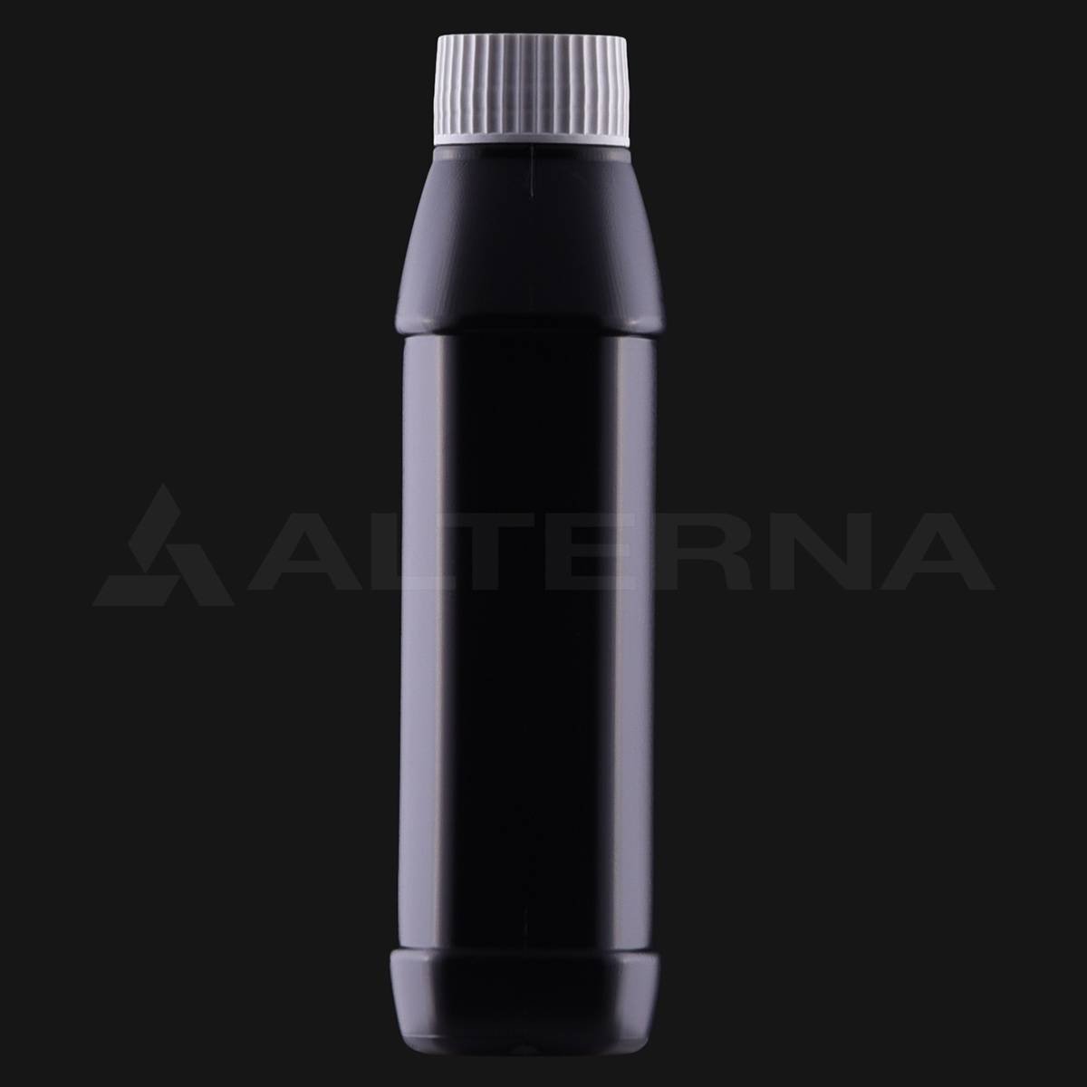 250 ml HDPE Rectangular Bottle with 28 mm Aluminum Seal Cap for Industrial Chemicals -engine Oils - Brake & Hydraulic Fluids