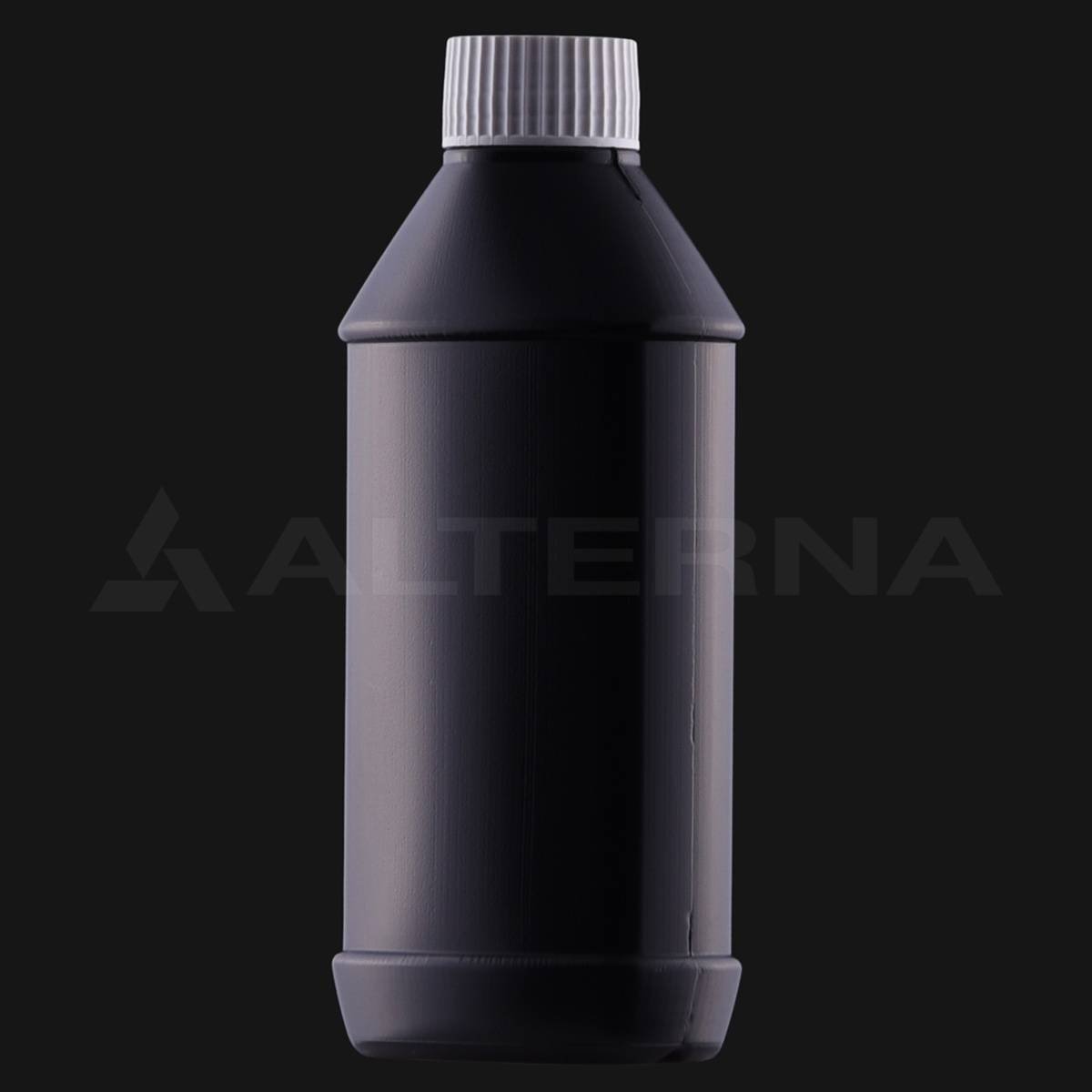 250 ml HDPE Rectangular Bottle with 28 mm Aluminum Seal Cap for Industrial Chemicals -engine Oils - Brake & Hydraulic Fluids
