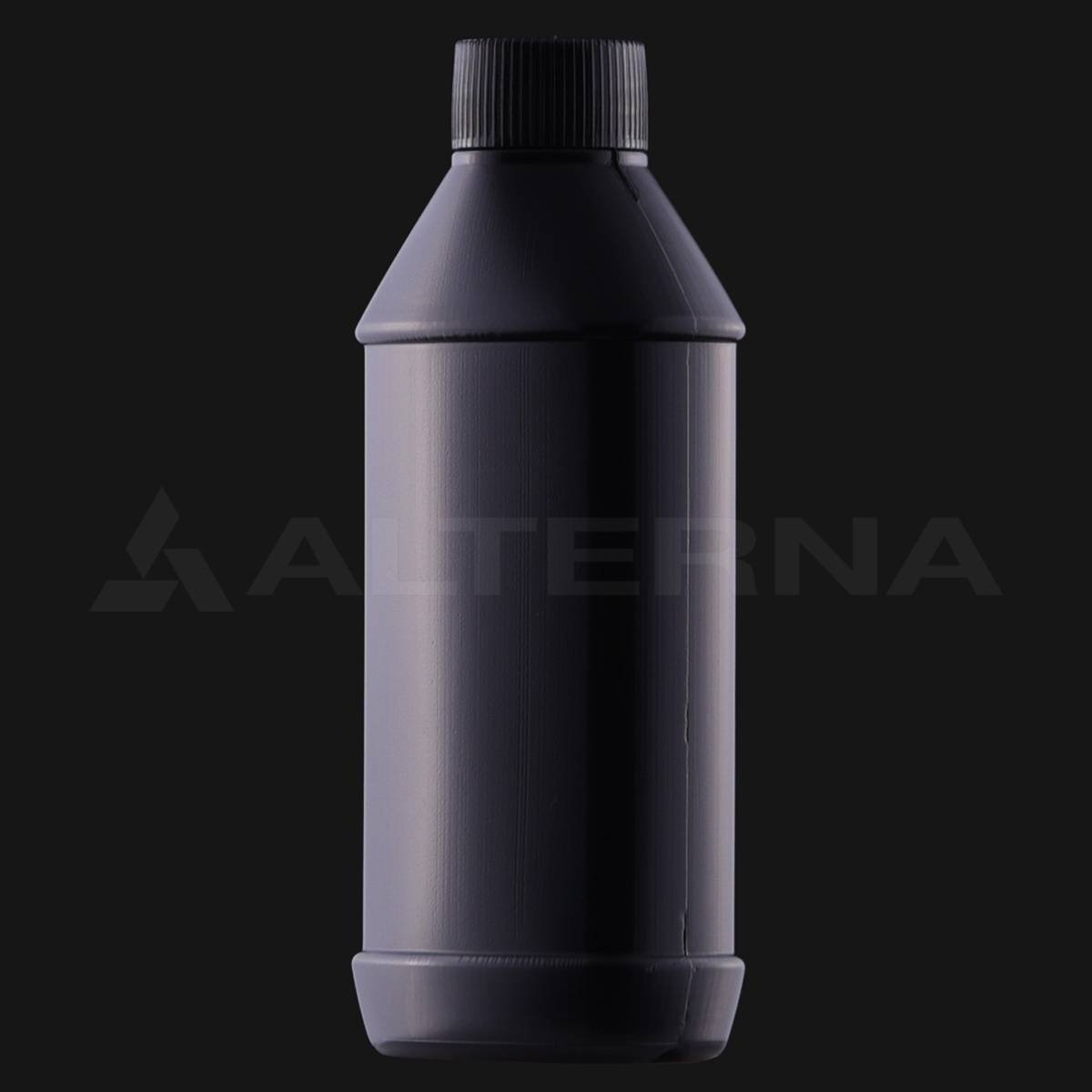 250 ml HDPE Rectangular Bottle with 28 mm Aluminum Seal Cap for Industrial Chemicals -engine Oils - Brake & Hydraulic Fluids