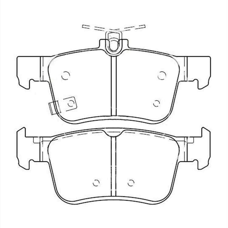 D1878 S111F260303-0901/1601 Brake Pad 3502180-BQ02 for Changan CS35 Plus HAVAL H6