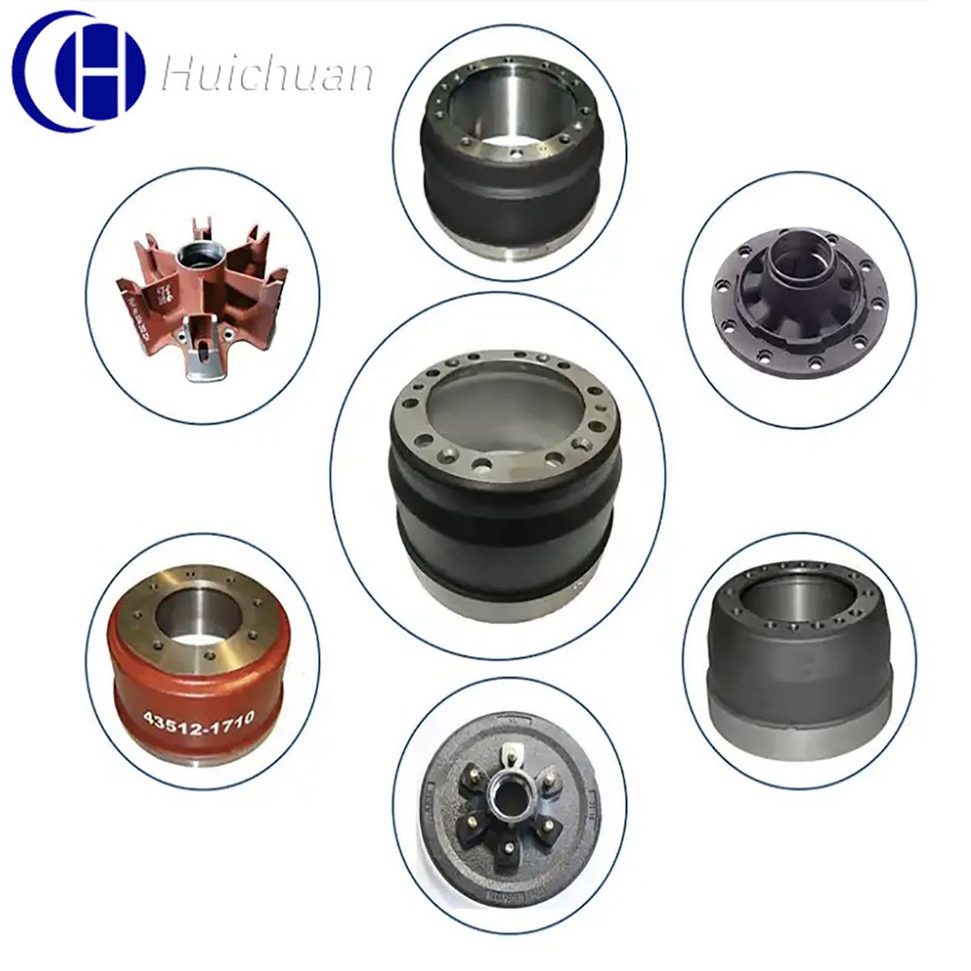 China Suppliers Brake Drum Machine High-quality Truck Auto Spare Parts Brake Drum for Brake System 0310667290