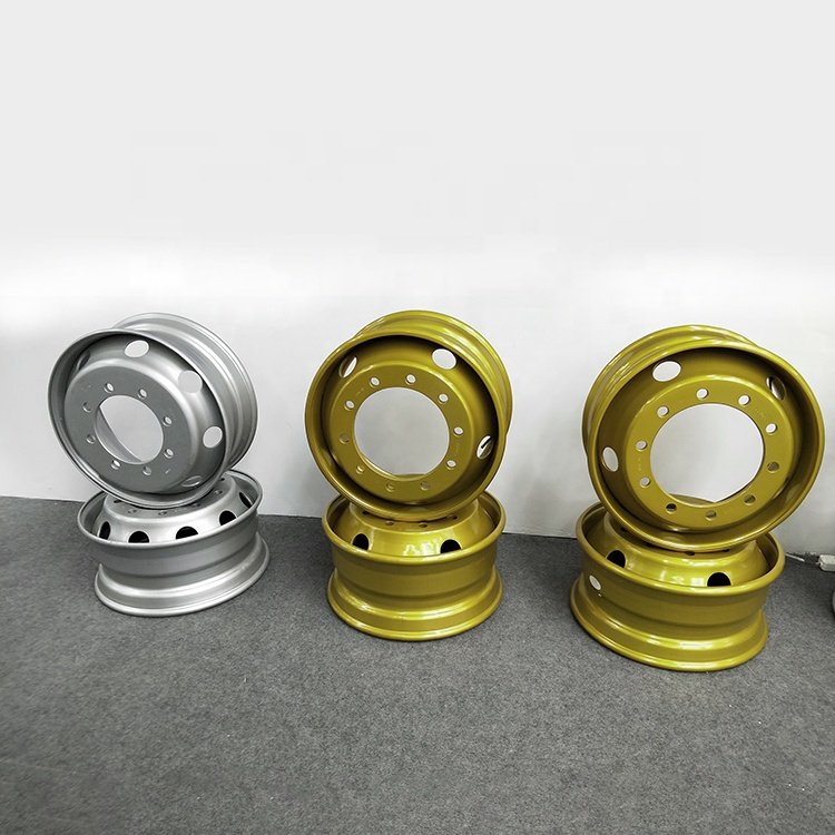 American Truck Trailer Brum Brakes Axle Parts 8.25*22.5 8.25*24.5 Steel Aluminum Trailer Wheels Rims