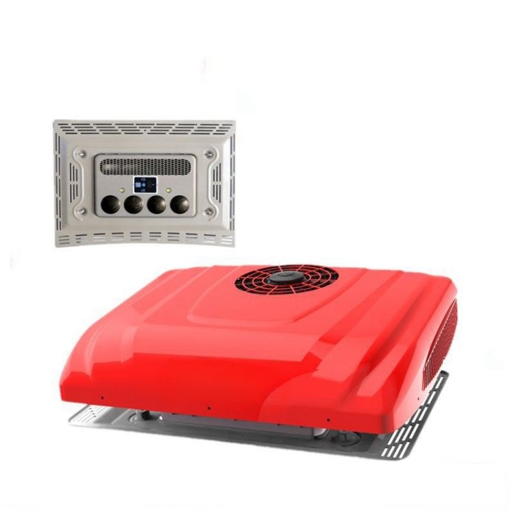 RGFROST Car air Conditioner Dc Unit 12v 24v Truck 12 Volt Dc Car Roof Top Parking Universal Pvc Car air Conditioner