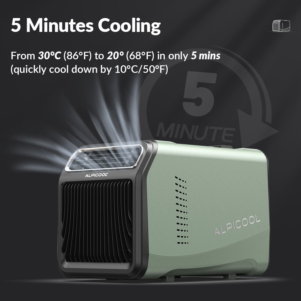 Alpicool OEM Portable Air Conditioning Camping Outdoor Home Use 48V DC Off-Road Vehicle Tent Air Conditioner for Garage & Hotel