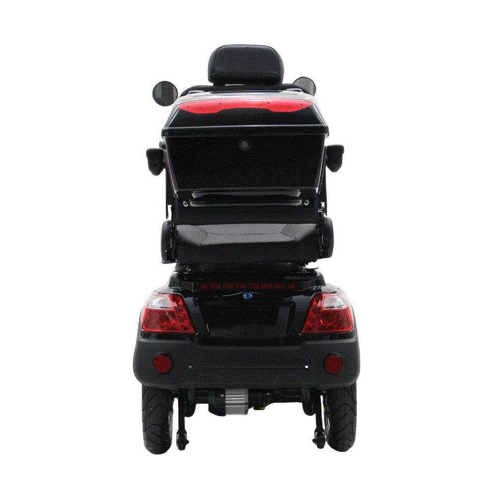 60V1000W Three Wheel Front Disc Brake Electric Double Luxury Seats 2 Seater Mobility Scooters