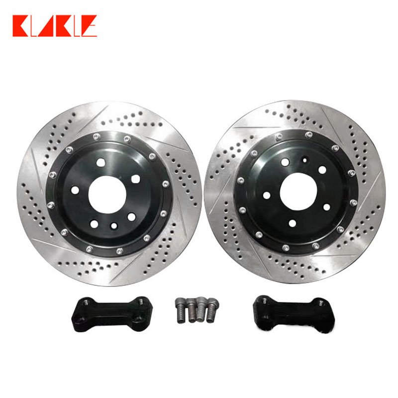 KLAKLE Used F50 Brake Caliper Replace Brake Disc 355*32MM With Center Bell Bracket for Volkswagen Golf Mk6r 2011