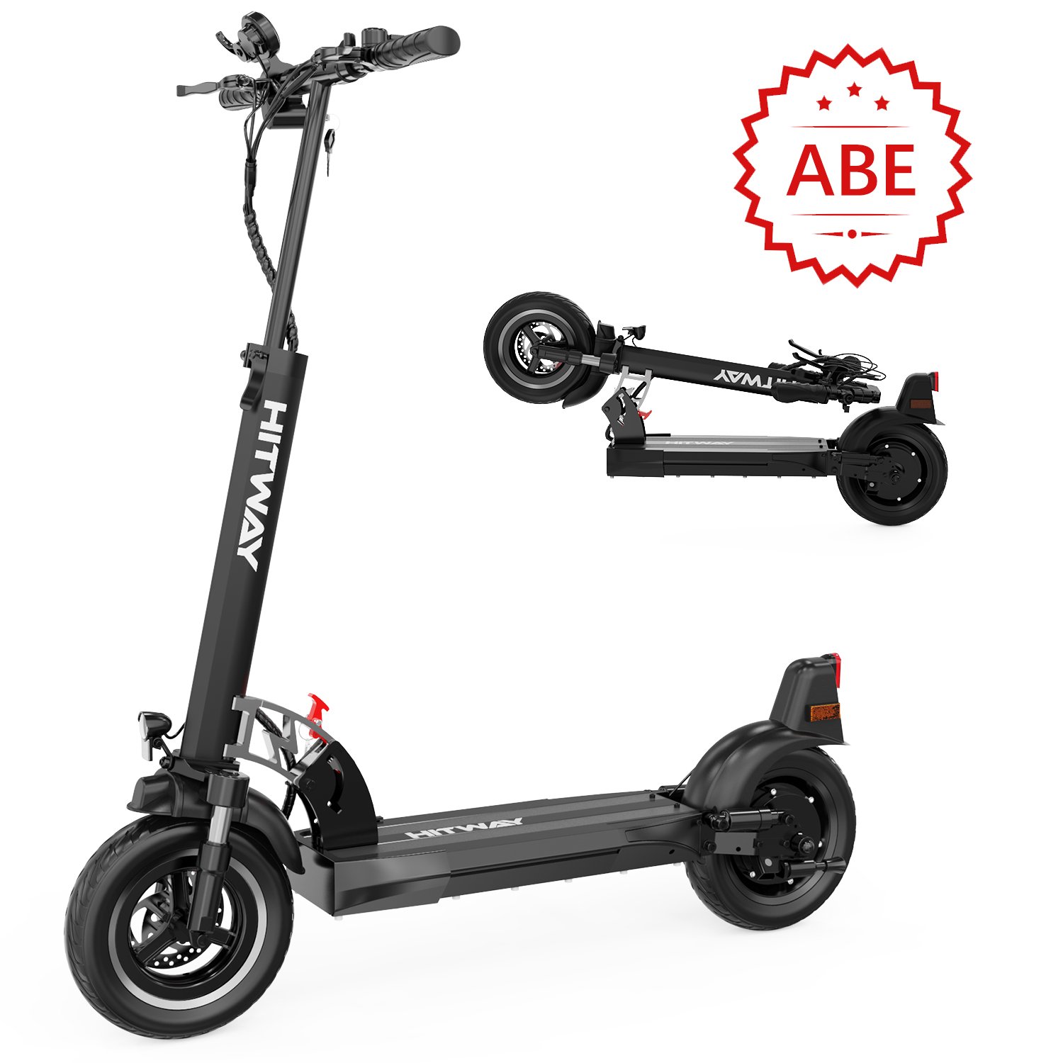 EU Warehouse H5-HB24 ABE 480 W 10 Ah Scooter Electric Powerful 10'' Off Road Folding Adult E Scooter