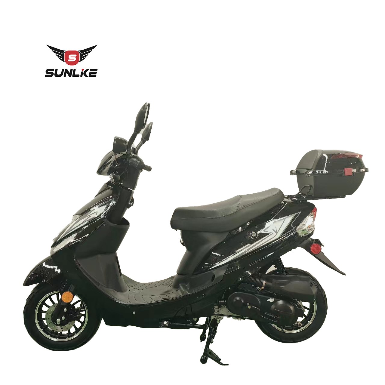 Double Hydraulic CKD Gas Scooters 50cc Mopeds Single Cylinder Petrol Motorcycles with Pedals India
