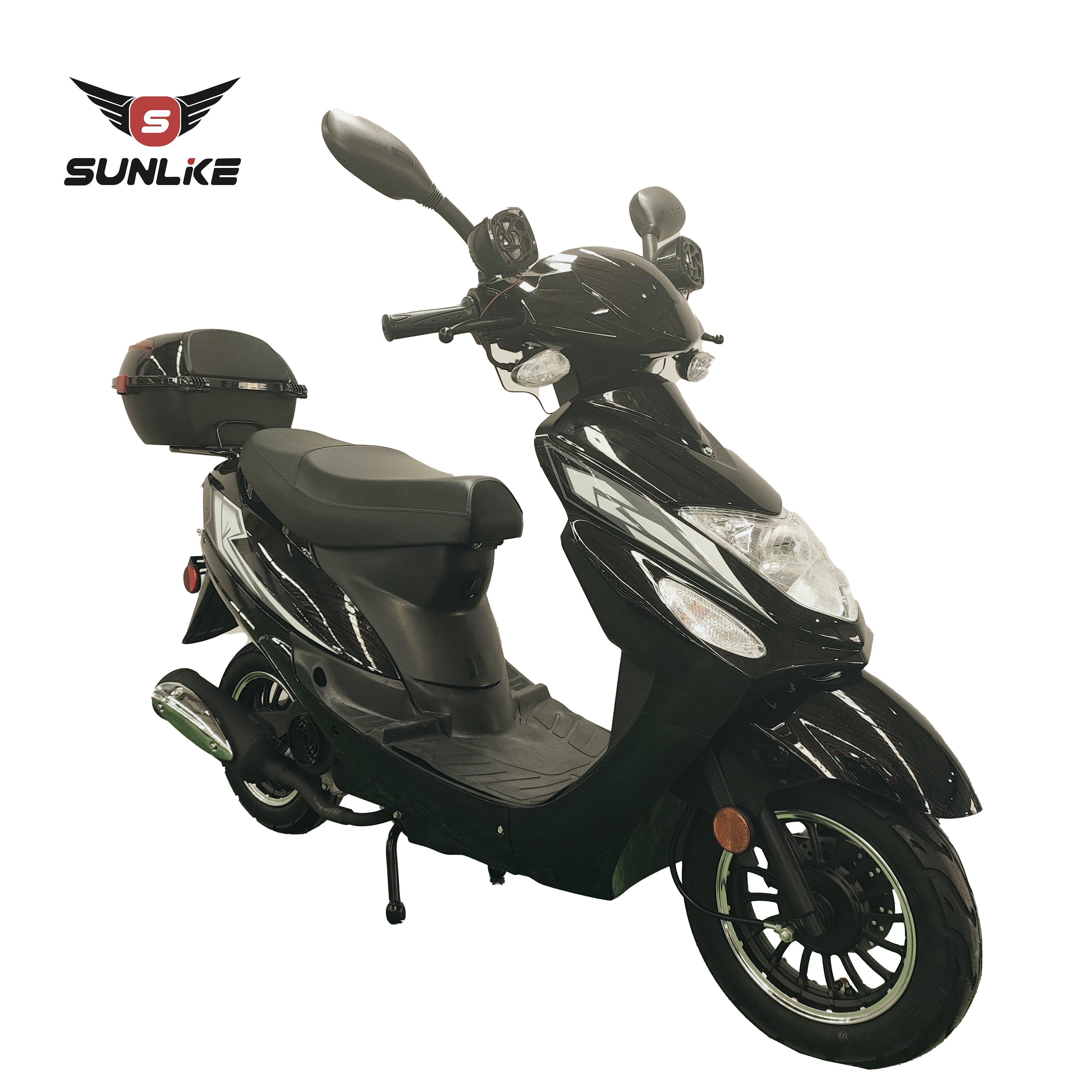 Double Hydraulic CKD Gas Scooters 50cc Mopeds Single Cylinder Petrol Motorcycles with Pedals India