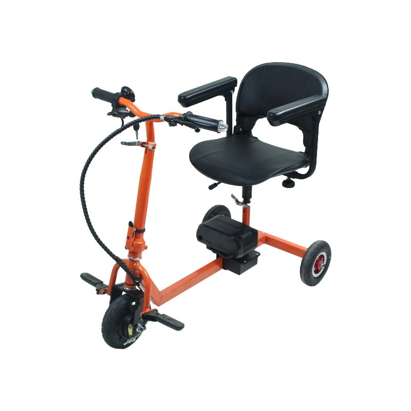 Light Weight Handicapped Mobility Scooter 3 Wheel Foldable Elderly Scooter for Disabled