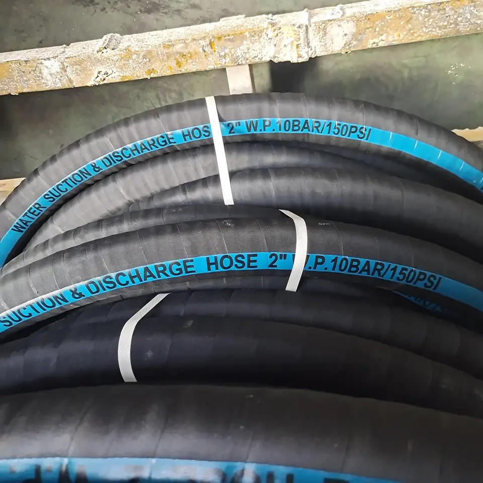 Flexible Oil Delivery Industrial Rubber Hose Pipe Epdm Nbr Multipurpose Fuel Hoses Oil Suction Fuel Discharge Hose