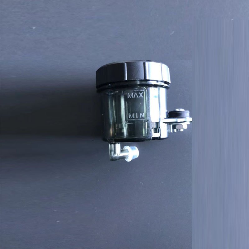 Universal Motorcycle Brake Fluid Reservoir 50ML Rear Master Cylinder Tank Oil Cup with Pipe for Dirt Pit Bike off Road Bikes