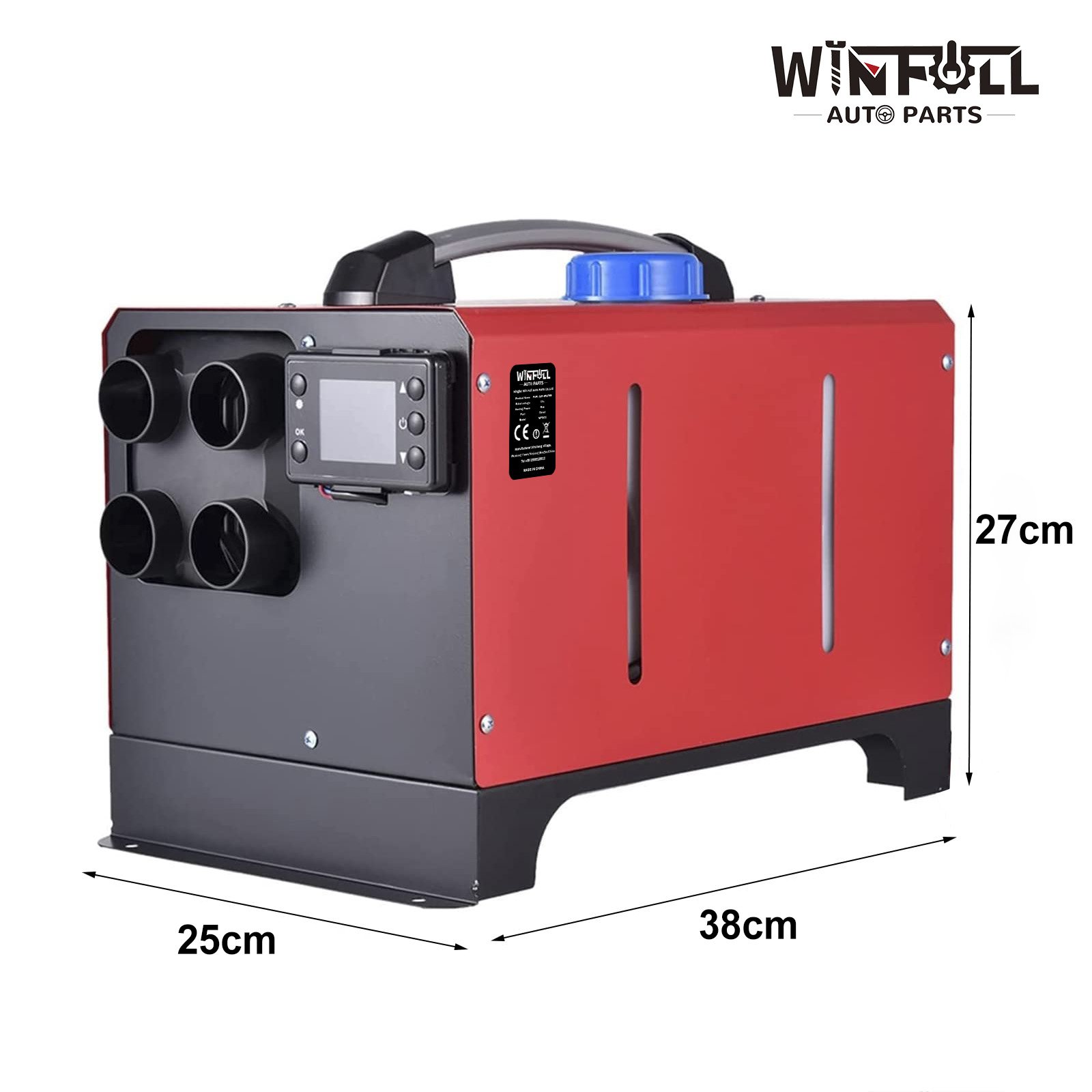 Bus Car 12V 5kW Parking Heater 24V 8kW Portable Diesel Air Heater for Camper RV Truck