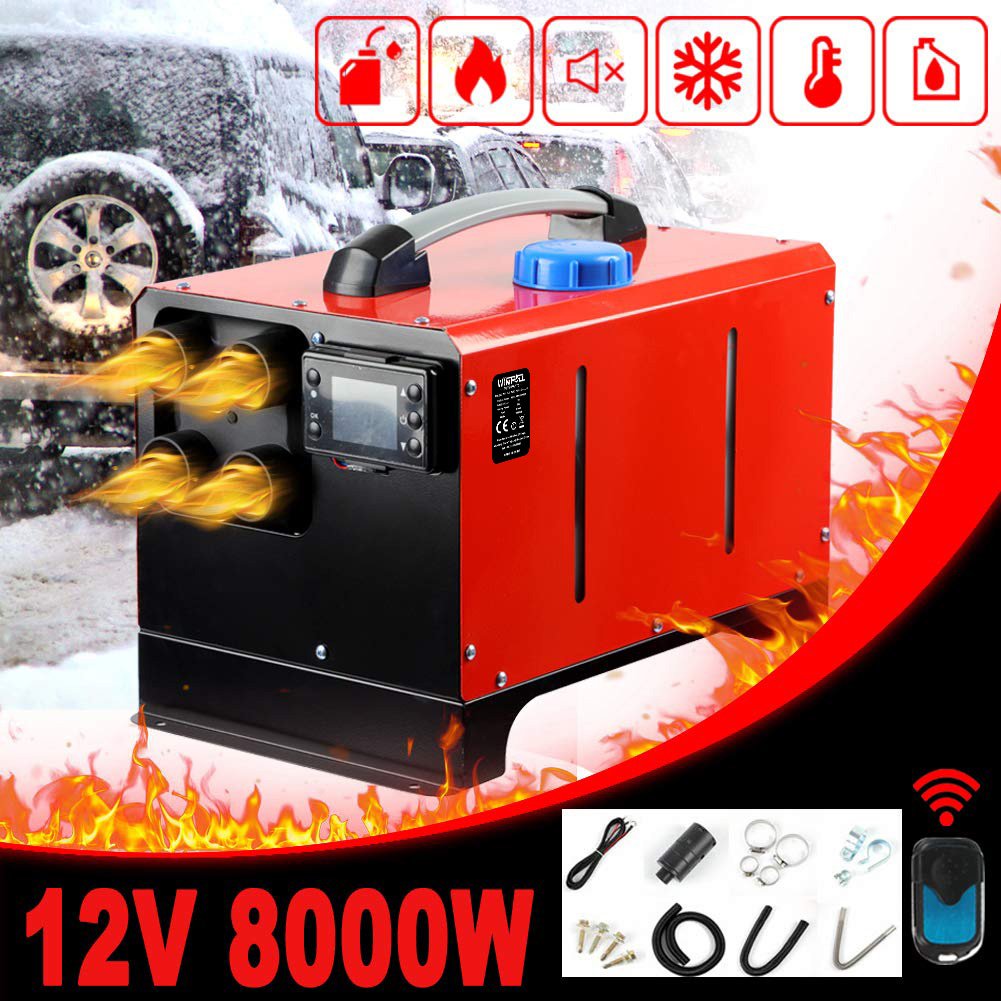 Bus Car 12V 5kW Parking Heater 24V 8kW Portable Diesel Air Heater for Camper RV Truck