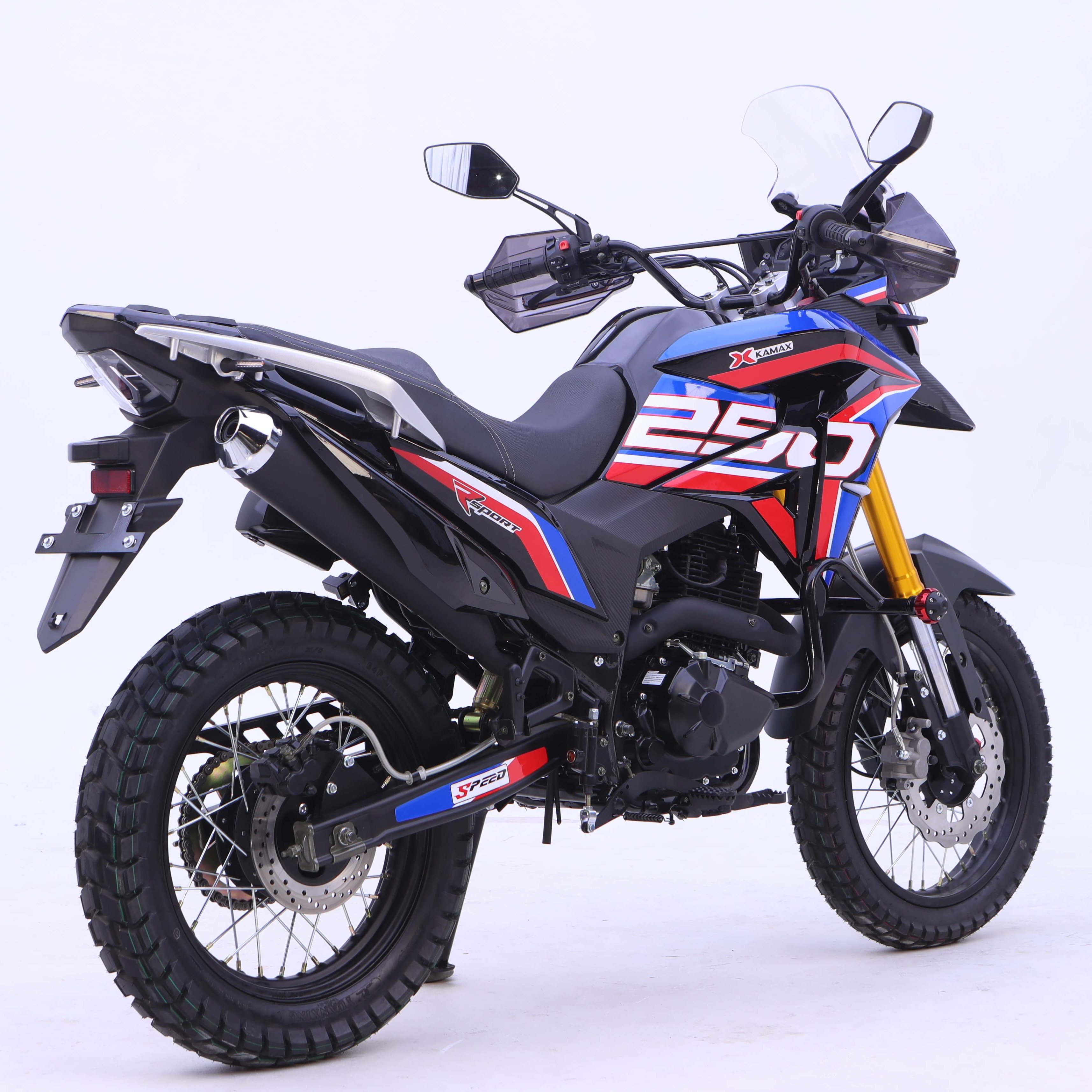 2024 Kamax Four-stroke Single Cylinder Air-cooled Motorcycle 6 Speed Gear Disc Brake 250cc Motorcycle
