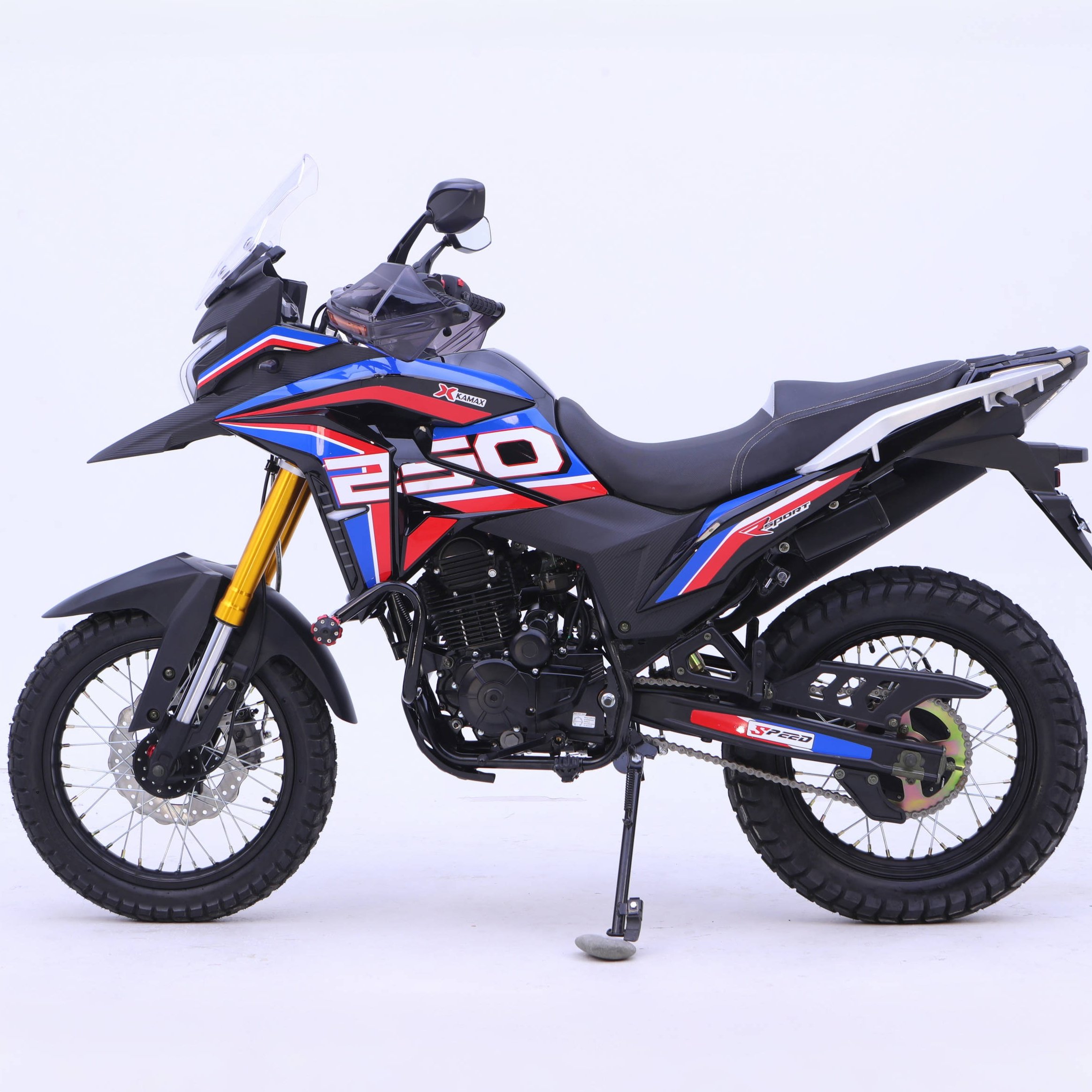 2024 Kamax Four-stroke Single Cylinder Air-cooled Motorcycle 6 Speed Gear Disc Brake 250cc Motorcycle