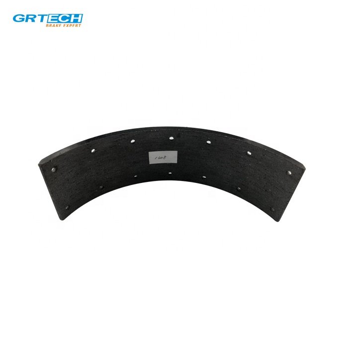 1308 Good Performance Auto Brake Parts Truck Brake Shoe Lining Price for American Trailer