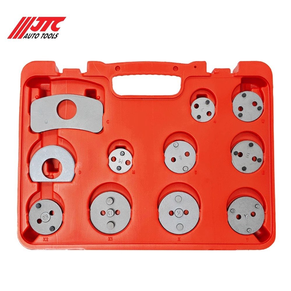 24PCS Forward and Reverse Brake Cylinder Adjustment Tool Set Brake Caliper Piston Tool Brake Pad Remover JTC6820