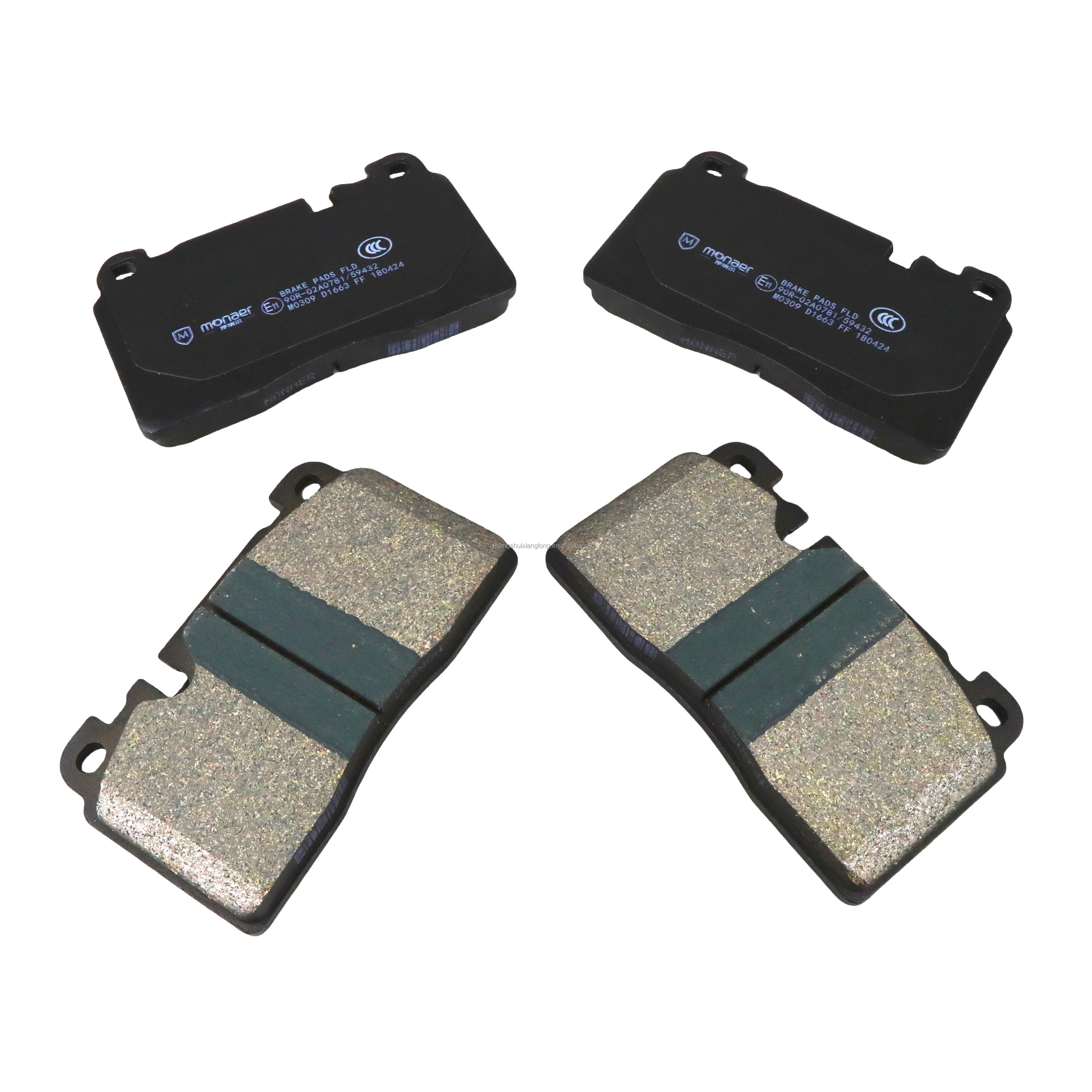 D1663 95B698151AM Manufacturers Auto Spare Parts Front Axle Brake Ceramic Brake Pads for AUDI
