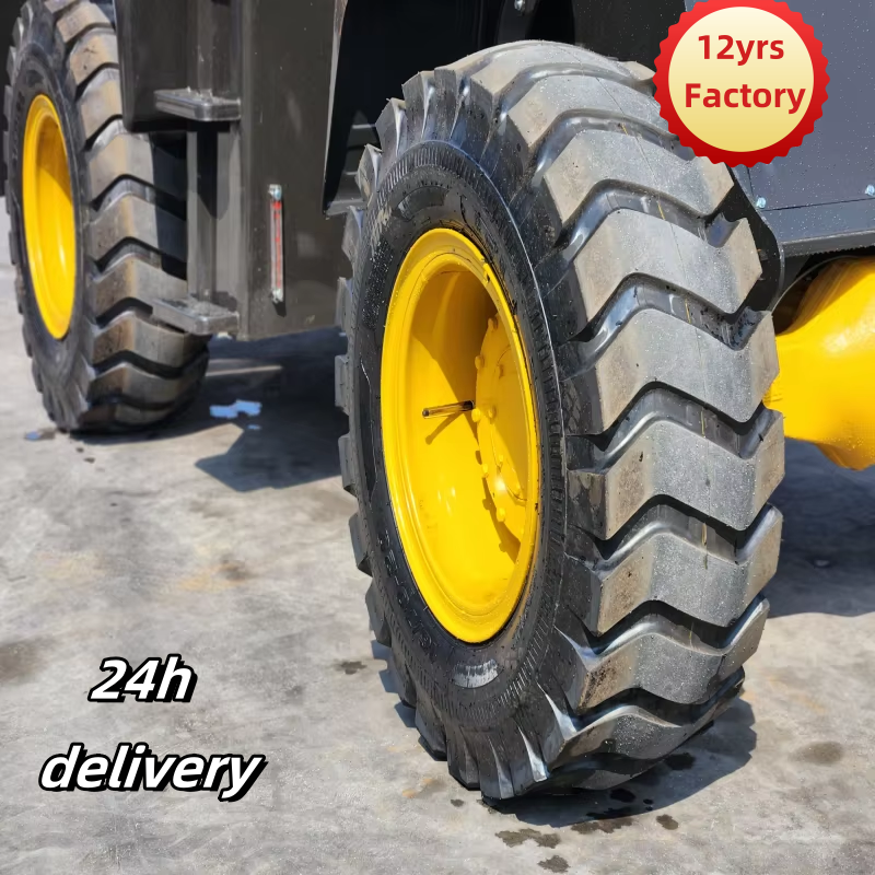 24h Delivery 4x4 Mini Rubber Solid Tires Compact Wheel Loader 3ton 2ton 1.5ton Imported Engine Front End Wheel Loaders