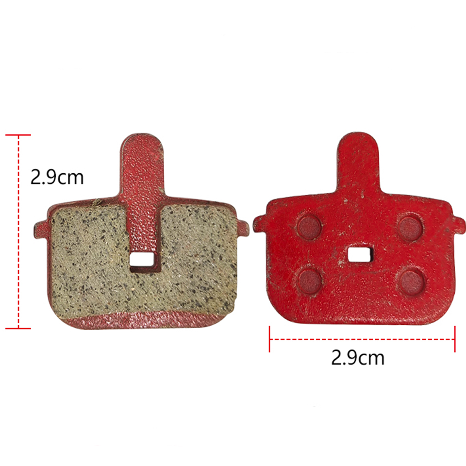 PUSAI Factory Supply Semi-Metallic Bike Brake Pads for MTB and BMX Cycle Parts with Hardware for Disc Braking System