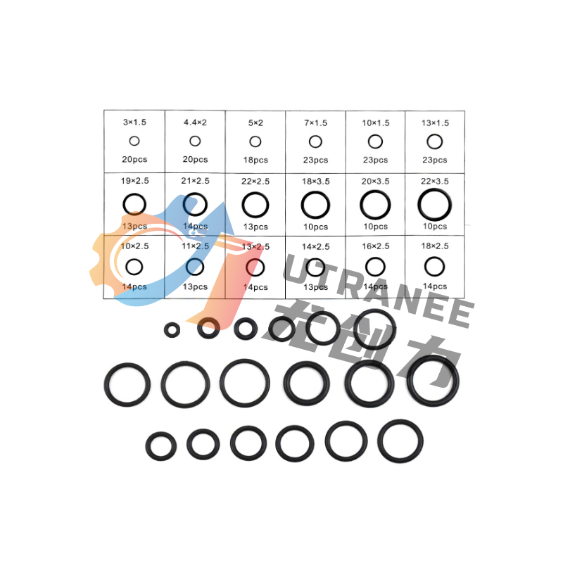 Best NBR Rubber O-Ring Seal Kit 18 Sizes for Car Auto Vehicle Repair Professional Faucet Plumbing Air or Gas Sealing Connections