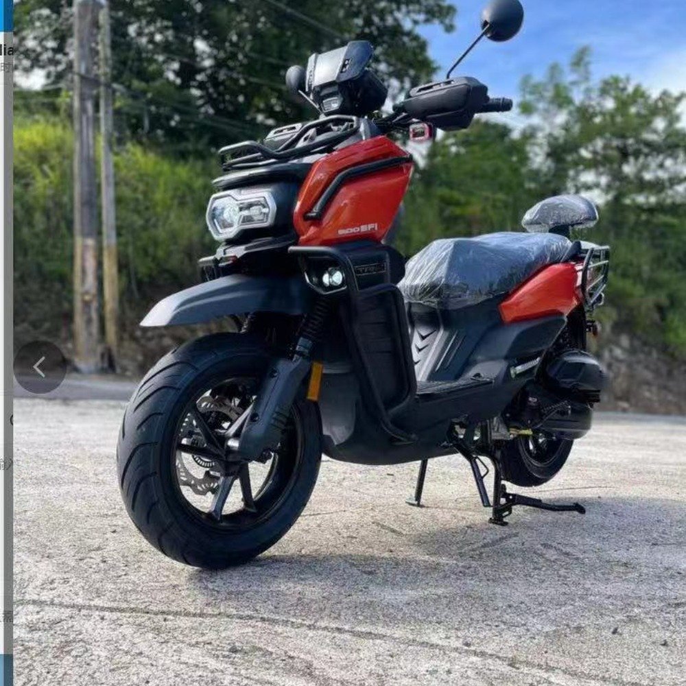 EPA DOT Certified TANK200 Gasoline Motorcycles 180CC Engine Max Speed 95 km/h Disc Brake Air Cooled Gas Scooter on Road