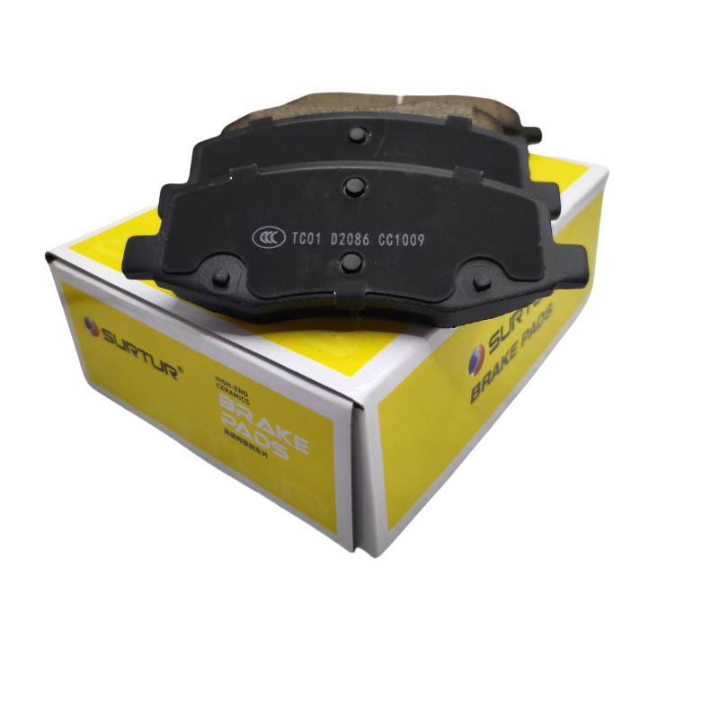 SURTUR New Front Brake Pad D2086 Ceramic Brake Pad for Bao Jun