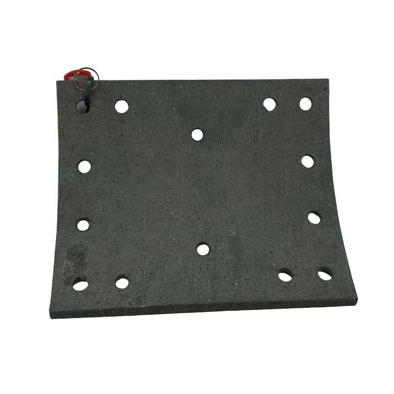 19244/09 HOWO Brake Lining for HOWO Truck Brake Pad With 14 Holes Hamako Auto Spare Parts Non Asbestos Lining Brake Shoe