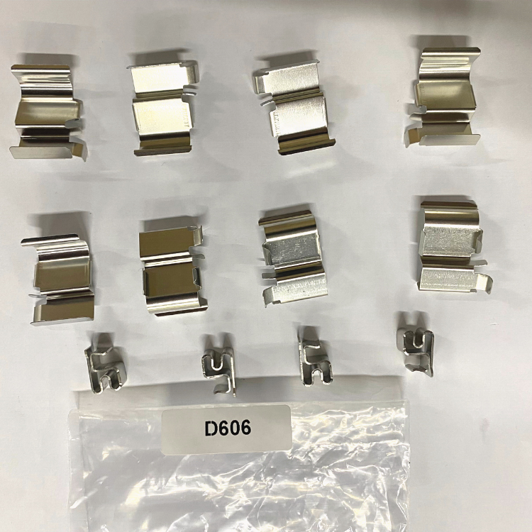 Car Parts Brake Calipers Clip D606 Auto Brake Systems Front Brake Pad Clips for Toyota Nissan Hyundai Kia