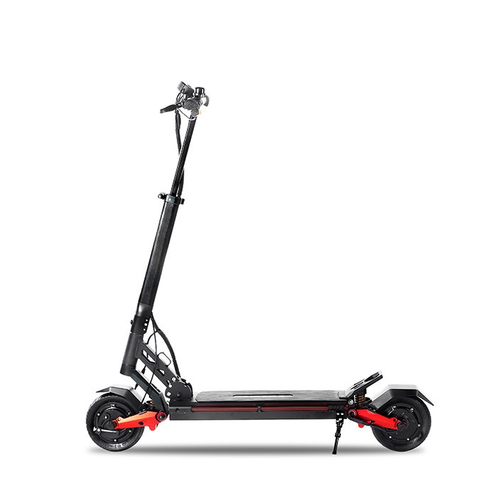 GUYON 8 Inch Powerful Foldable Electric Scooter 45km/h 2*600W Motor Lithium Battery LED Front Brake Designed Adults Scooter
