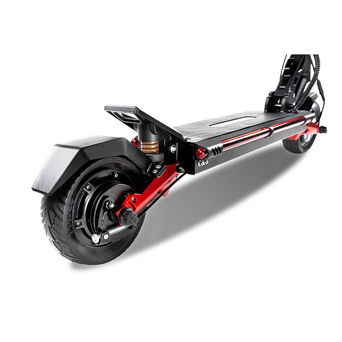 GUYON 8 Inch Powerful Foldable Electric Scooter 45km/h 2*600W Motor Lithium Battery LED Front Brake Designed Adults Scooter