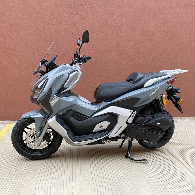 EPA DOT Certificate 150cc &200CC ADV Gasoline Motorcycle Water Cooled Engine Front Rear Disc Brake Max Speed 95kmh Gas Scooter