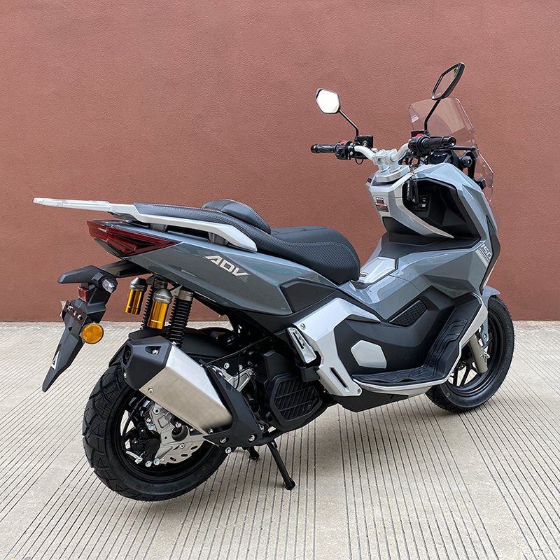 EPA DOT Certificate 150cc &200CC ADV Gasoline Motorcycle Water Cooled Engine Front Rear Disc Brake Max Speed 95kmh Gas Scooter