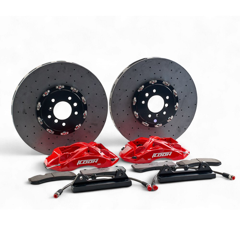 ICOOH Factory Price Front X61 6 Pistons 355-405mm Rotor Size Modified Racing Big Brake Kit for Nissan GTR R32 R33 R34