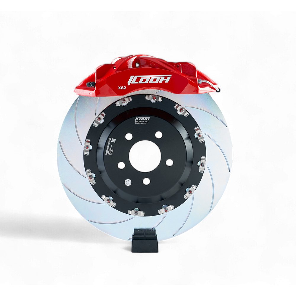ICOOH Factory Price Front X61 6 Pistons 355-405mm Rotor Size Modified Racing Big Brake Kit for Nissan GTR R32 R33 R34