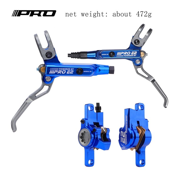 IIIPRO CNC Aluminum Bike Hydraulic Disc Brake Calipers Mtb Mountain Bicycle Oil Disc Brake 426g Bikes Parts