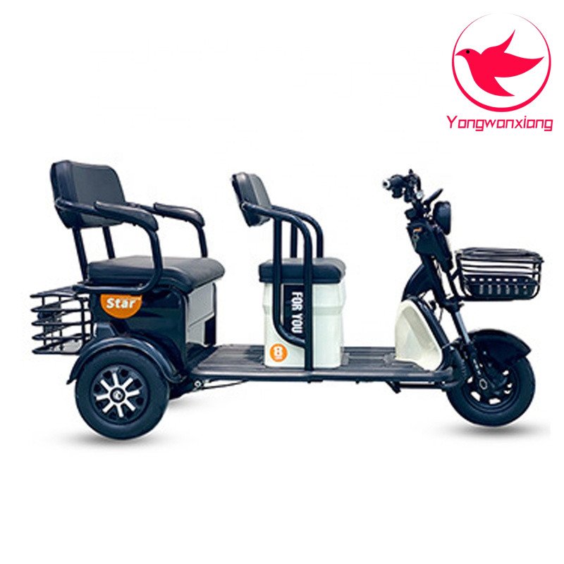Manufacturers Selling Adult Double-row Chair Electric Tricycle High-power Electric Tricycle Can Be Customized