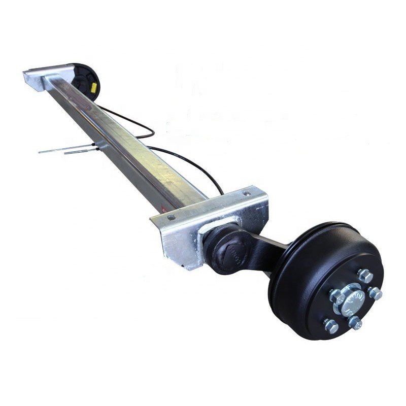 3500 Lbs Torsion Trailer Axles with 5 on 4.5 Bolt Pattern Hub Drums and Electric Brakes