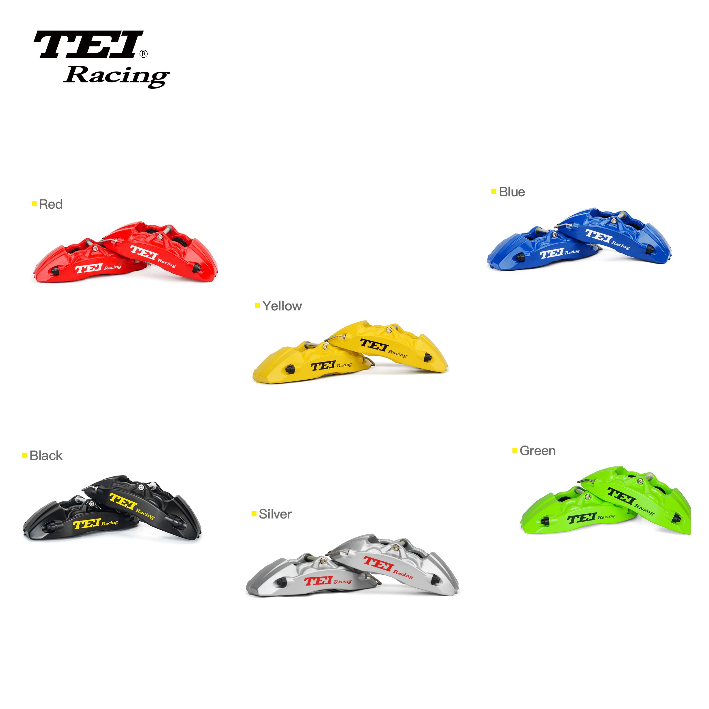 TEIRACING Big Brake Kit P40NS 4 Pot Split Caliper With 300/330 High Carbon Content Auto Brake System for 16/17 Inch Car Rim