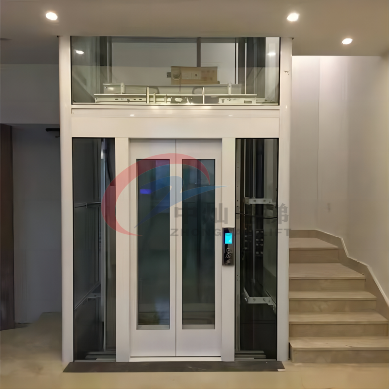 Luxury 1-6persons Home Elevator Lift / Small Residential Villa House Lifts with Low Cost