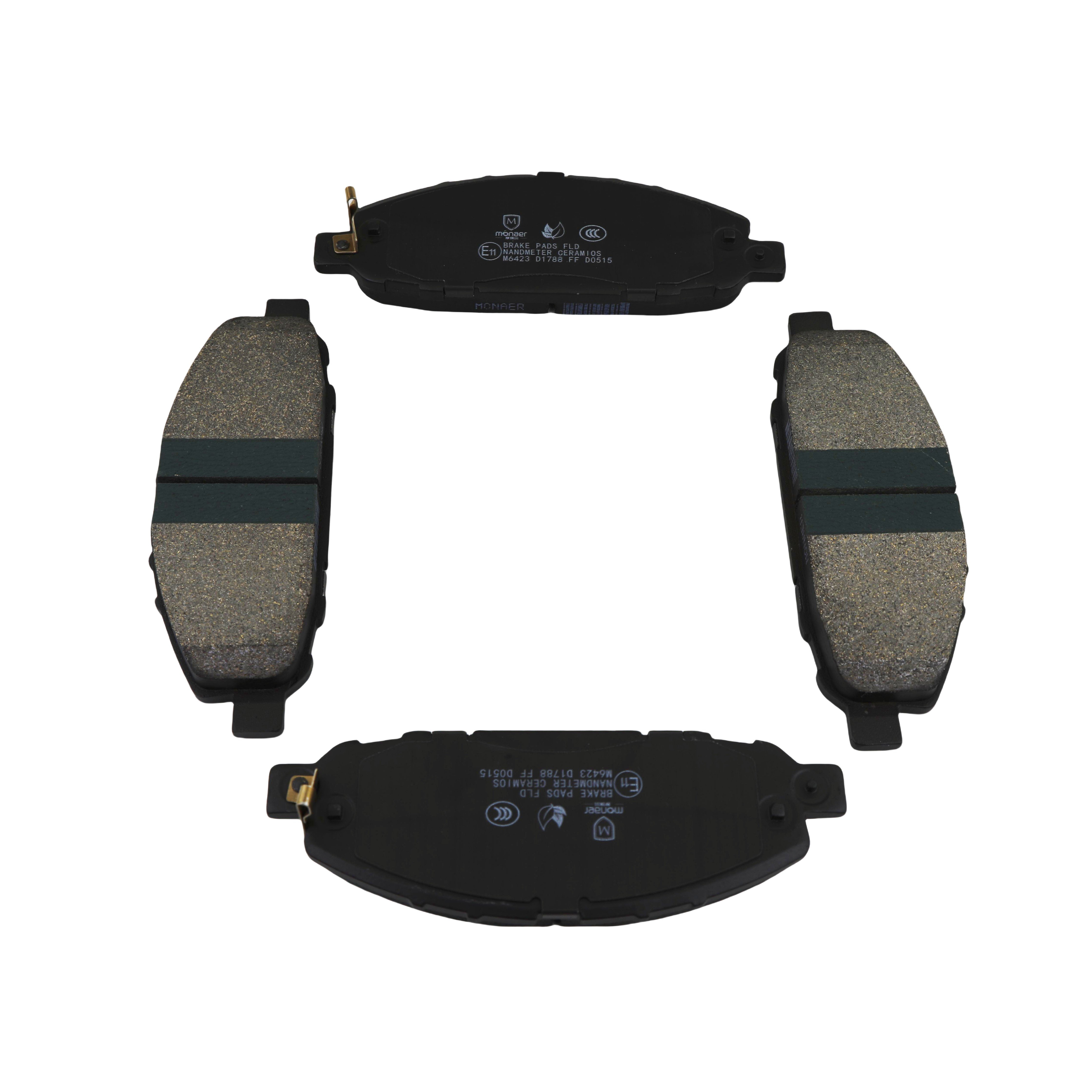 M6423 High Performance D1788 Monaer Ceramic Front Disc Brake Pad for Nissan