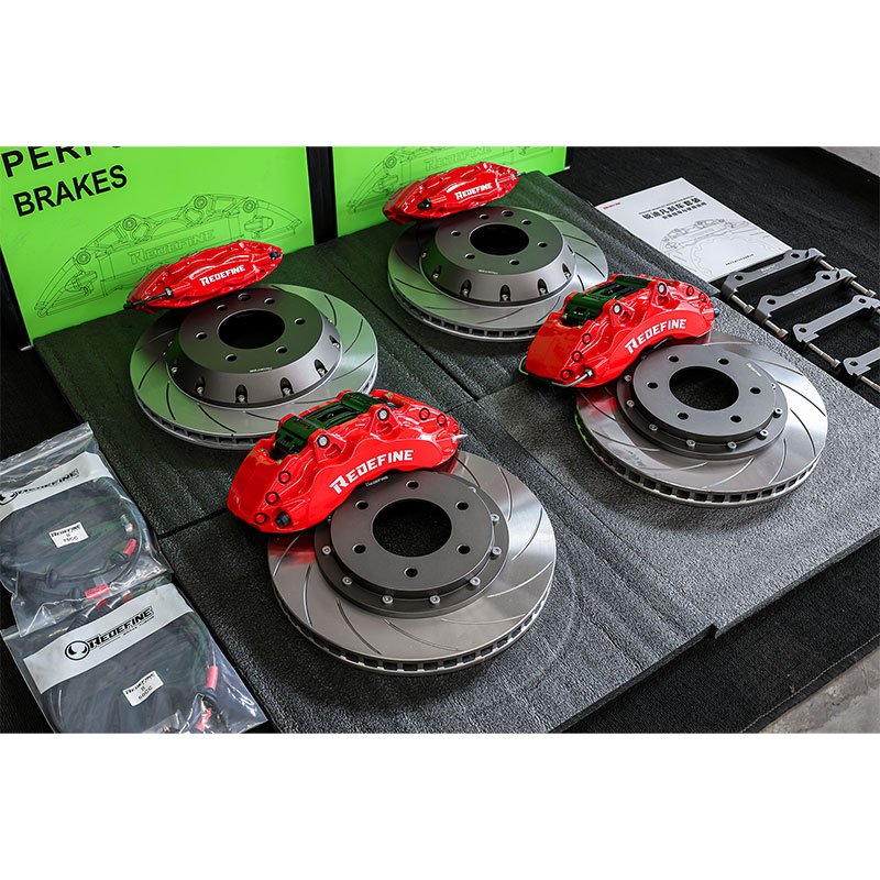 Supports 90% Vehicle Custom Lightweight Rear 4 Piston Brake Forged Front 6 Piston Big Brake Kit for Mitsubishi Pajero