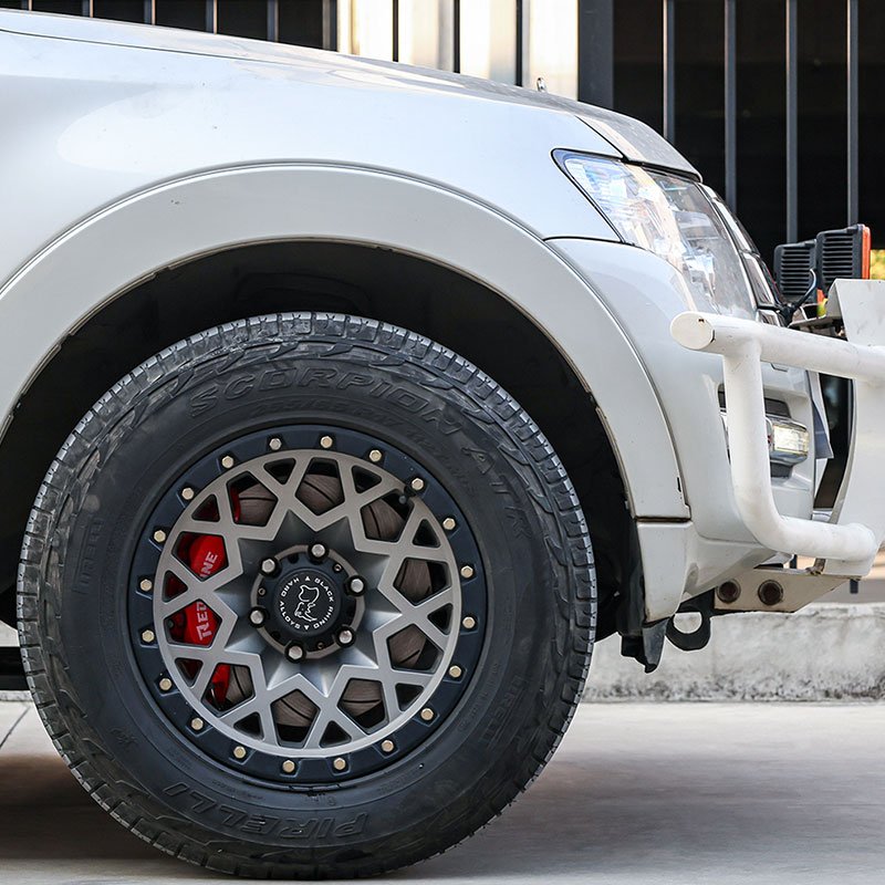 Supports 90% Vehicle Custom Lightweight Rear 4 Piston Brake Forged Front 6 Piston Big Brake Kit for Mitsubishi Pajero