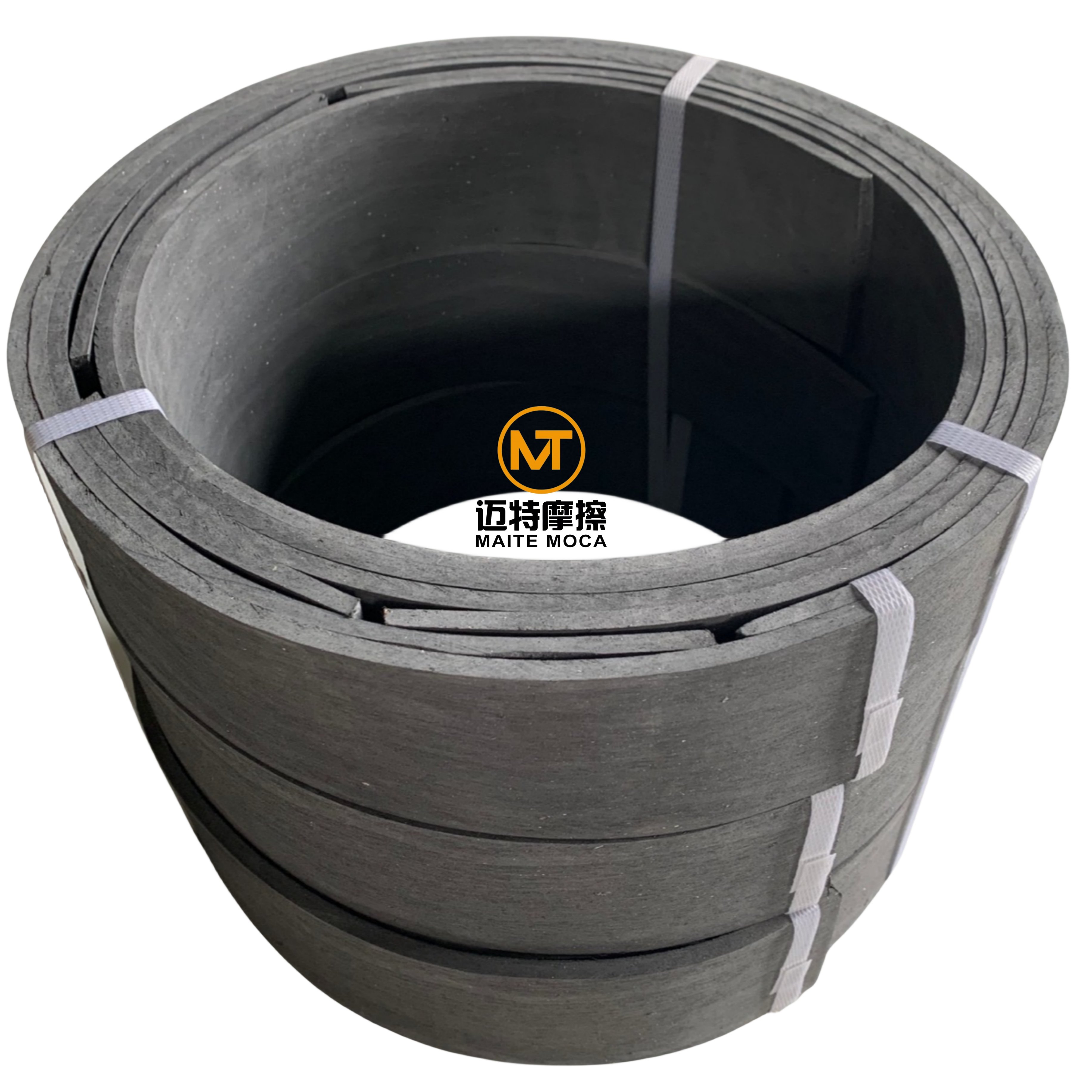 6mm Black Color Asbestos Rubber Flexible Brake Roll Linings Rubber Based Molded Roll Brake Linings